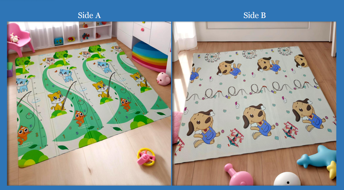 Килимче за игра Кученце - 180см х 160см