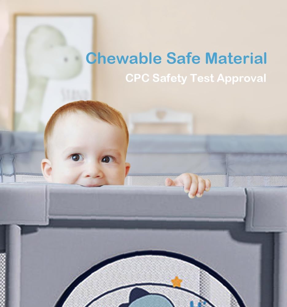 Бебешка ограда Дори с килимче - 180x200 см