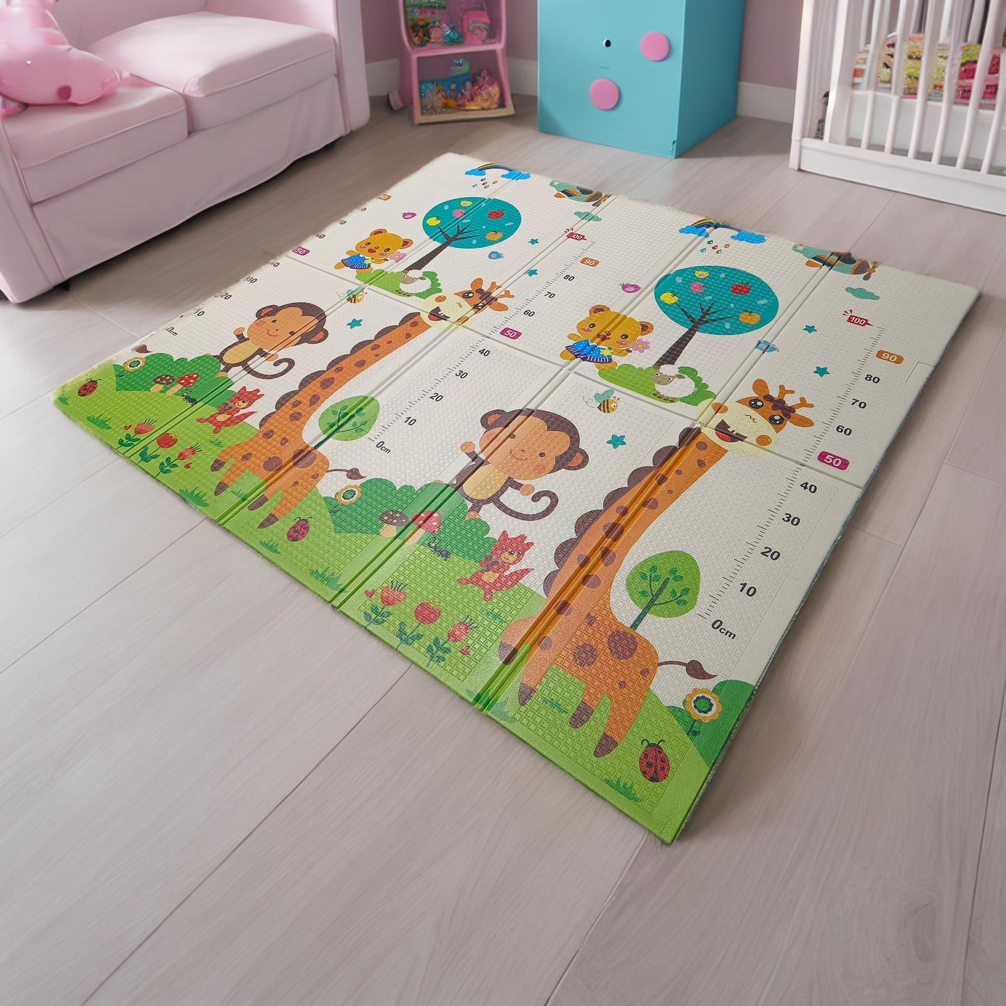 Килимче за игра Жираф - Влакче - 180см х 120см