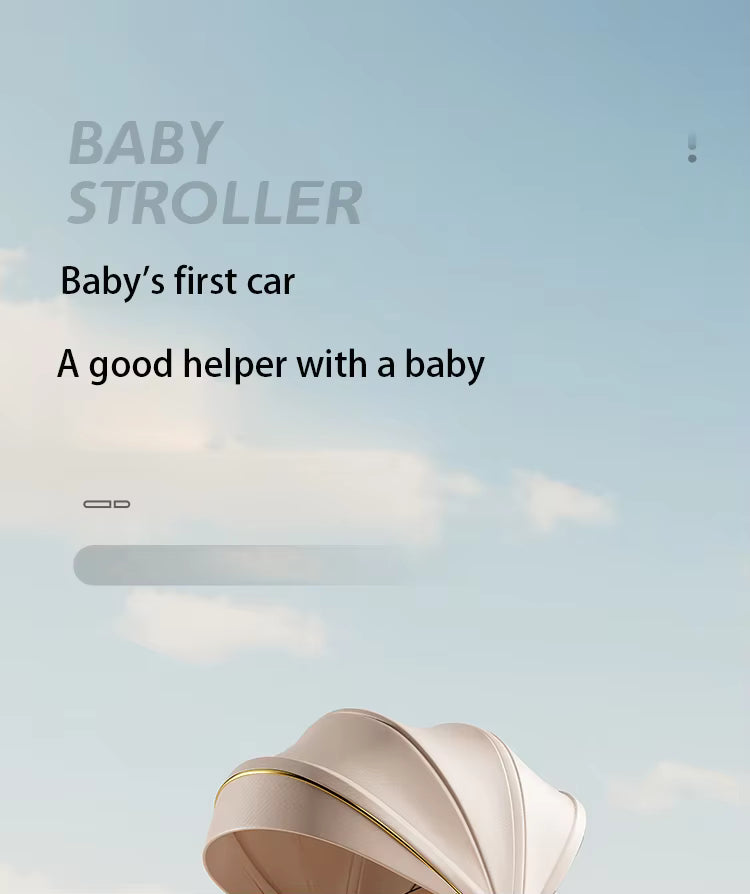 Многофункционална детска количка – Ултра лека и сгъваема - Зелен цвят