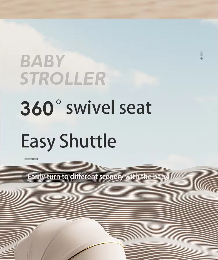 Многофункционална детска количка – Ултра лека и сгъваема - Зелен цвят