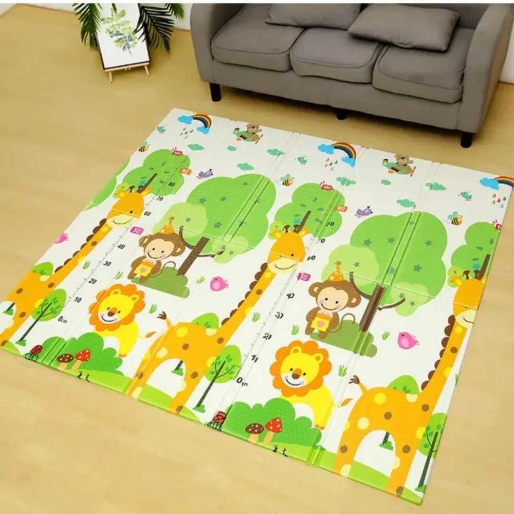 Килимче за игра Джунгла - Влакче - 180см х 120см х 1см