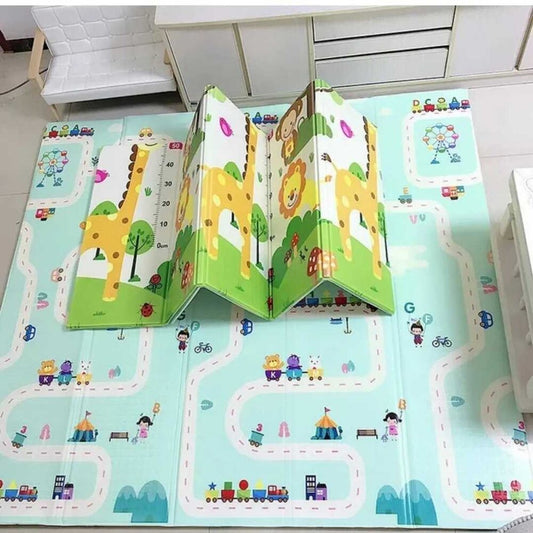 Килимче за игра Джунгла - Влакче - 180см х 120см х 1см