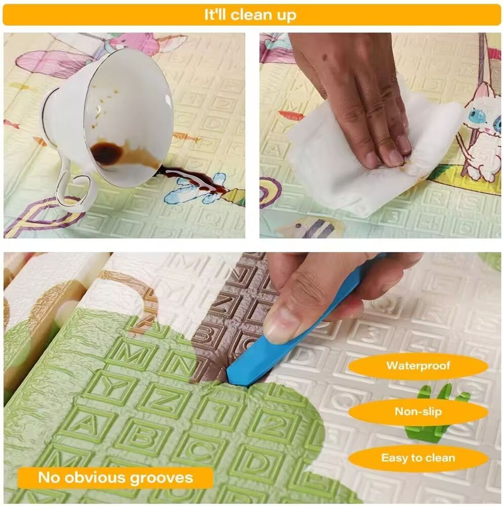 Килимче за игра Мече - Кит - 180см х 120см х 1см