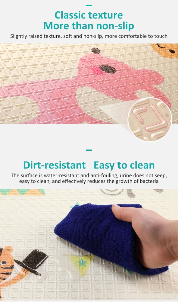 Килимче за игра Цифри - 180см х 120см х 1см