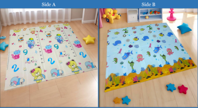 Килимче за игра Цифри - 180см х 120см х 1см