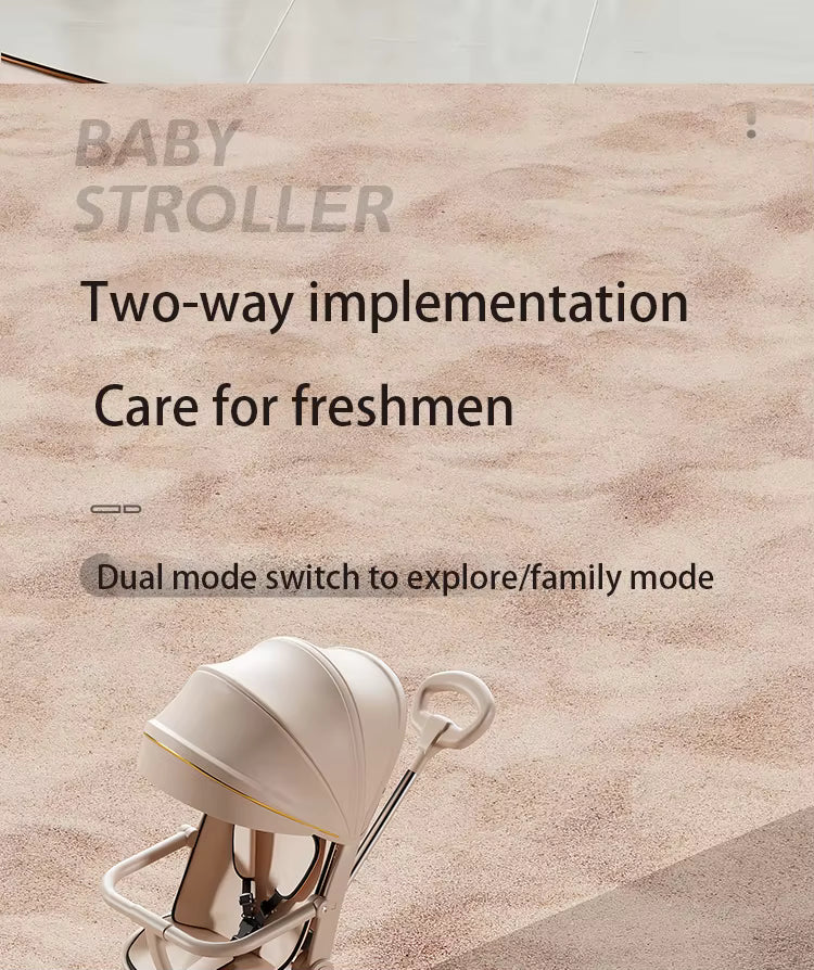 Многофункционална детска количка – Ултра лека и сгъваема - Зелен цвят