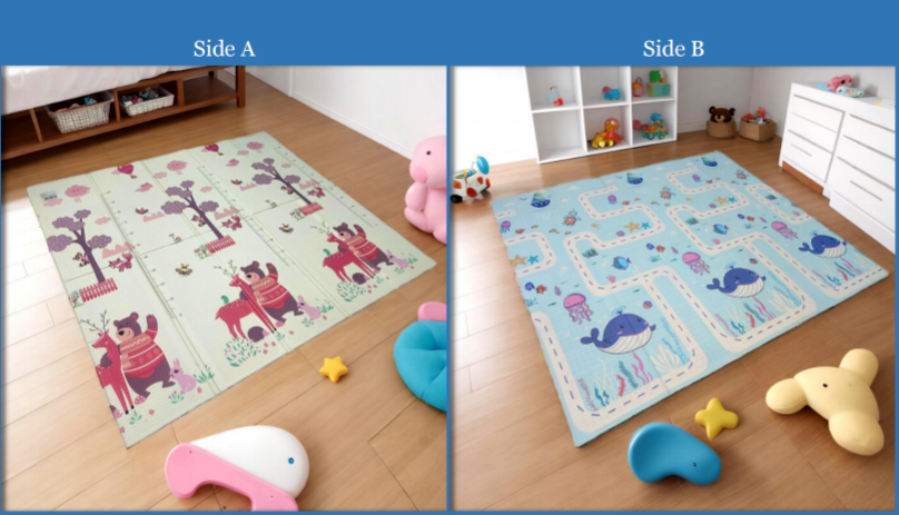 Килимче за игра Мече - Кит - 180см х 120см х 1см