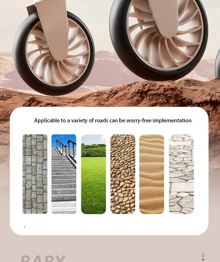 Многофункционална детска количка – Ултра лека и сгъваема - Зелен цвят