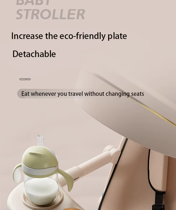 Многофункционална детска количка – Ултра лека и сгъваема - Зелен цвят