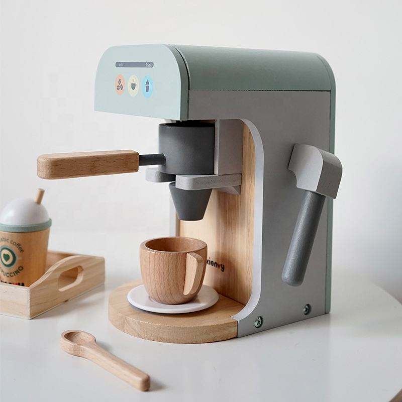 Дървена детска кафе машина – Espresso Pretend Play Toy