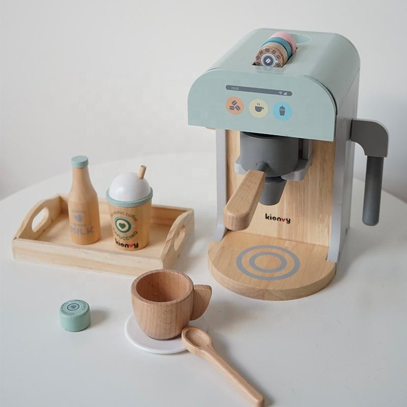 Дървена детска кафе машина – Espresso Pretend Play Toy