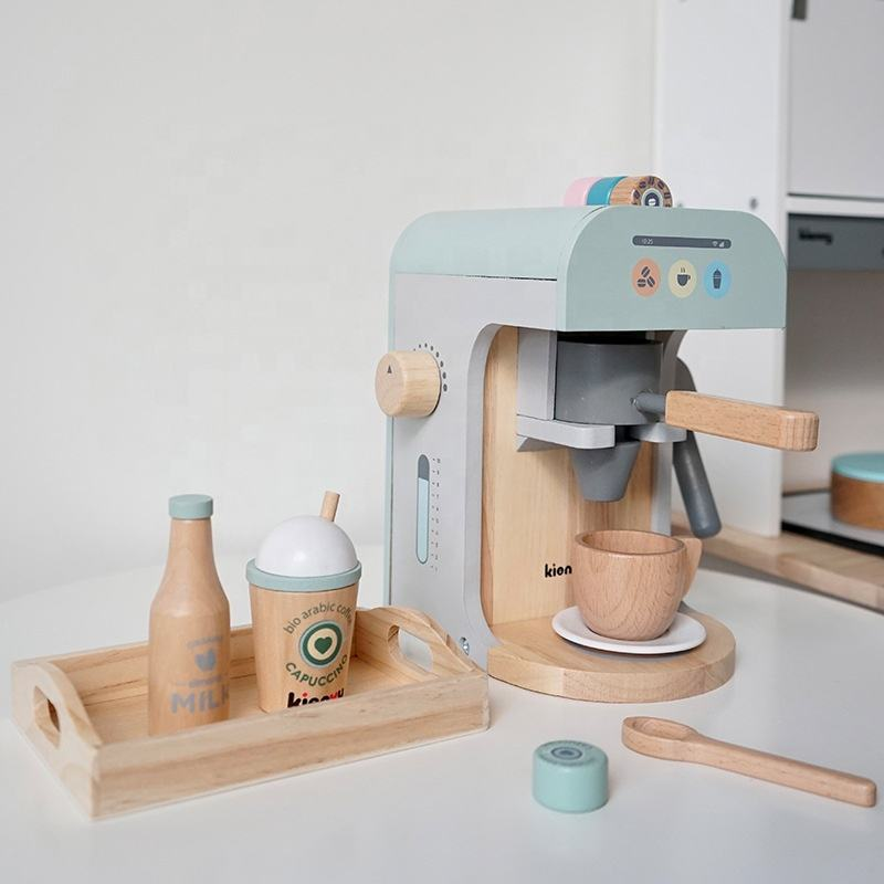 Дървена детска кафе машина – Espresso Pretend Play Toy