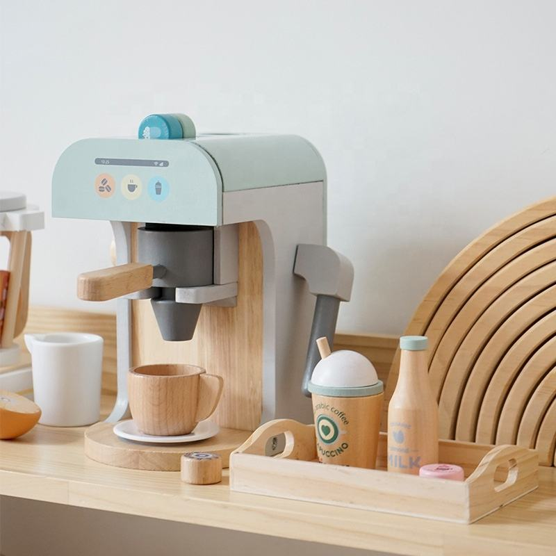 Дървена детска кафе машина – Espresso Pretend Play Toy