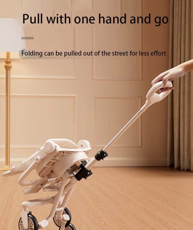 Многофункционална детска количка – Ултра лека и сгъваема - Зелен цвят