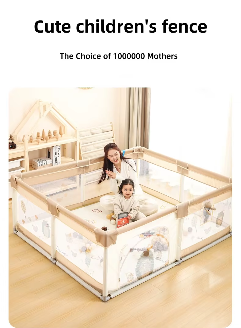 Бебешка оградка за игра с килимче – 200x150