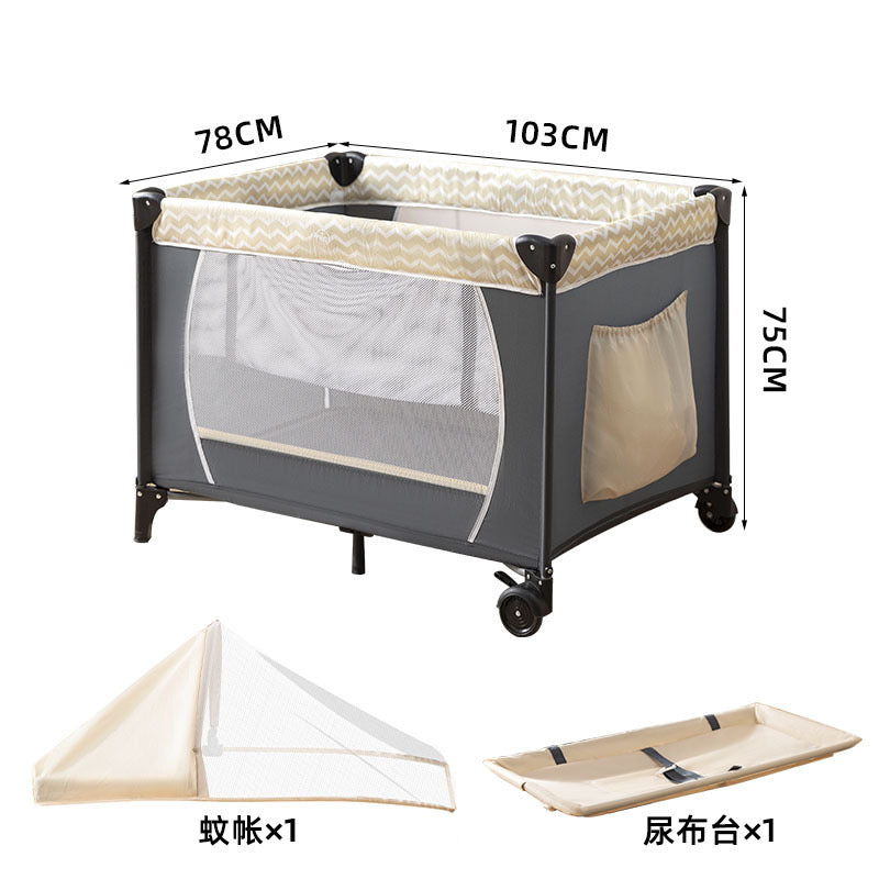 Преносимо бебешко легло с 2 нива