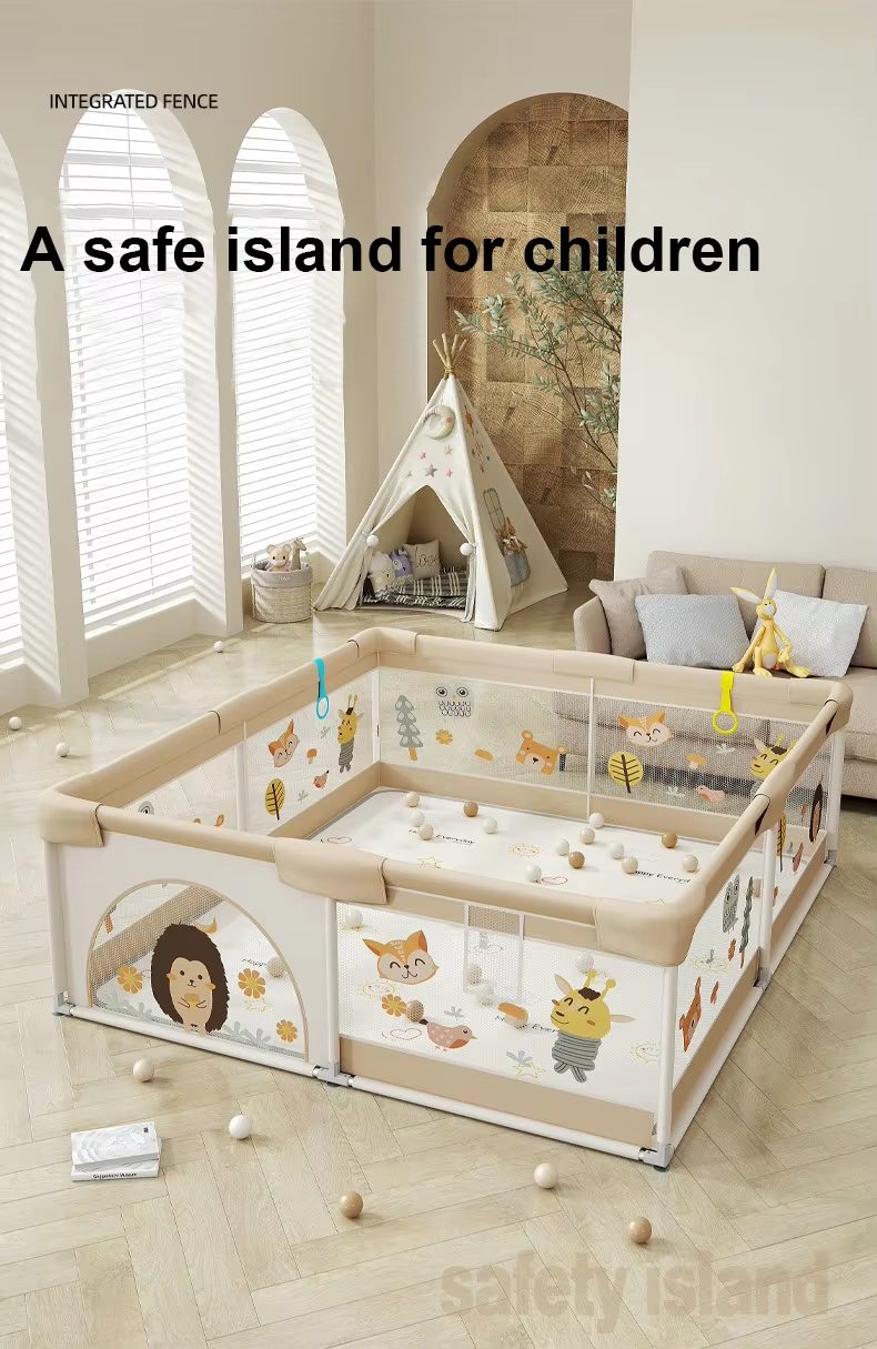 Бебешка оградка за игра с килимче – 200x150