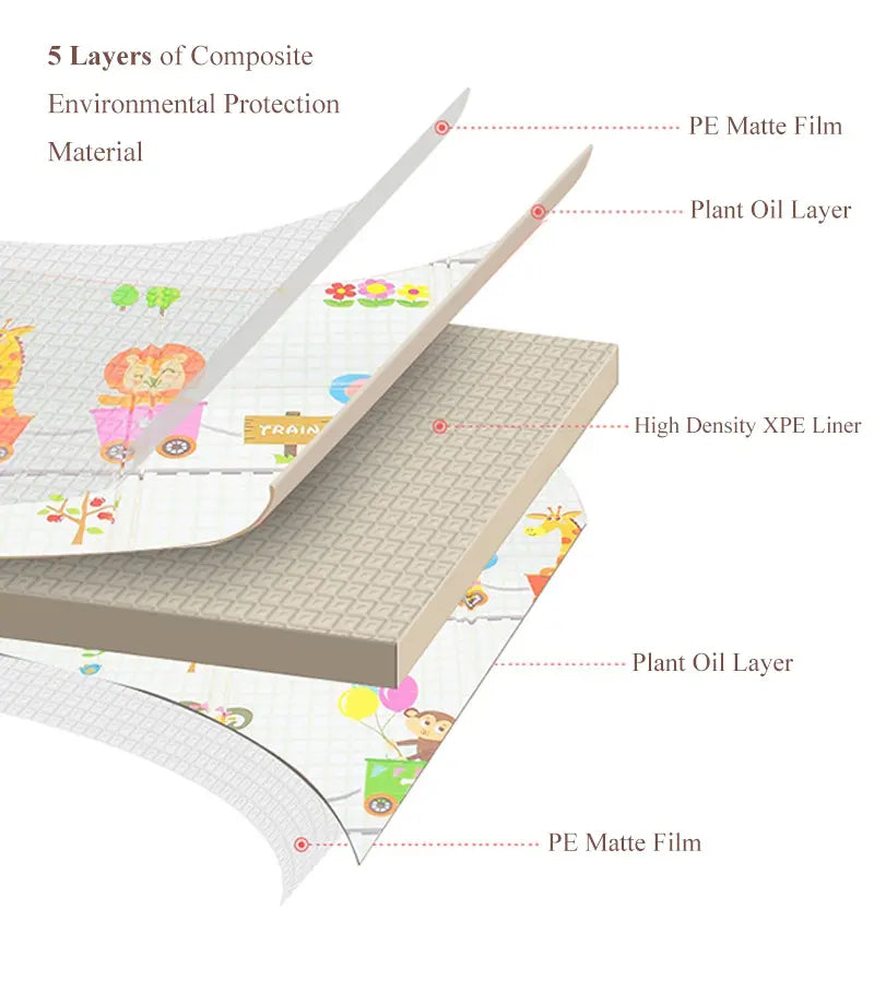 Килимче за игра Мече - Котка 180см х 160см х 1см