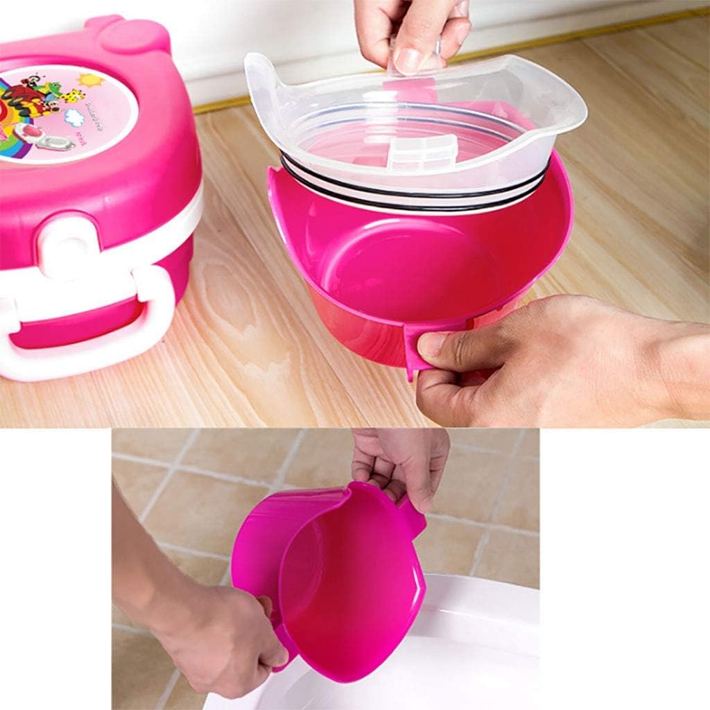 Преносимо детско гърне - розов цвят