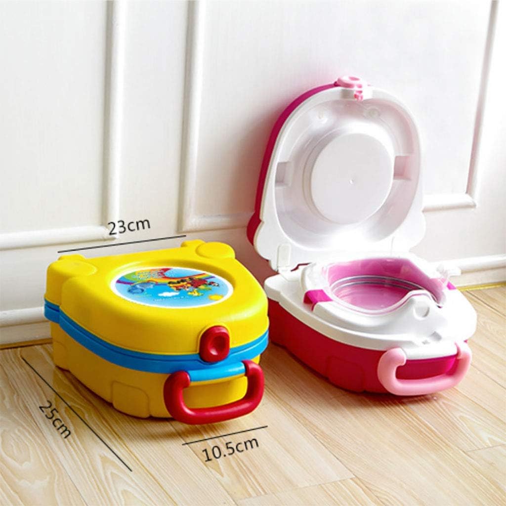 Преносимо детско гърне - жълт цвят