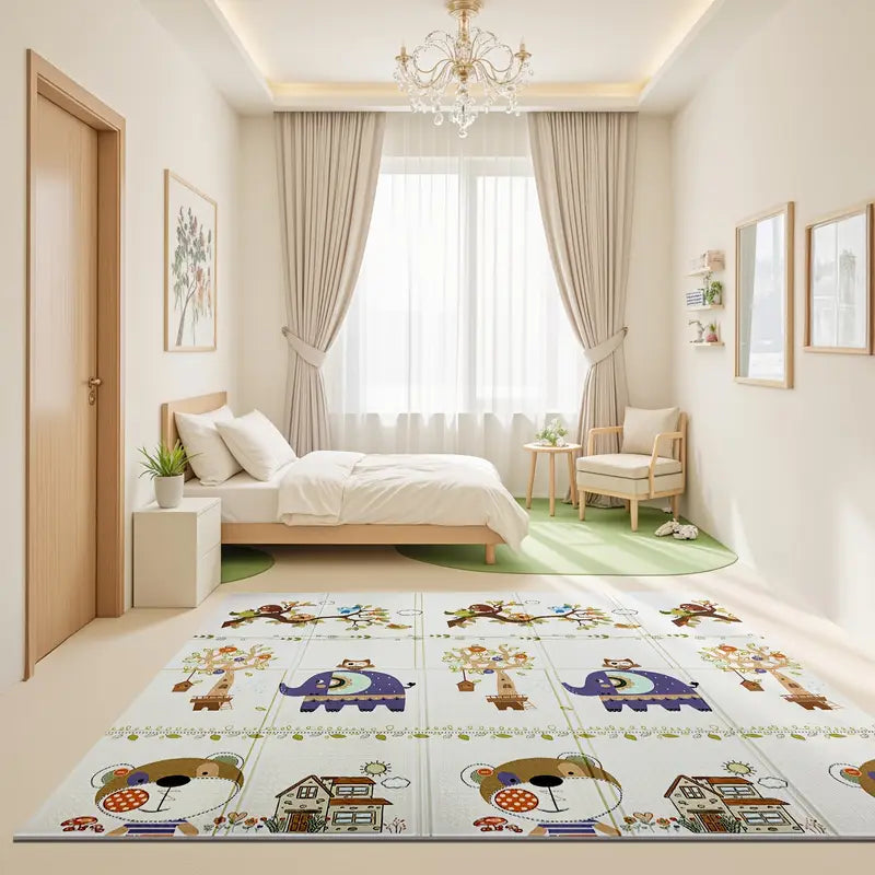 Килимче за игра Дръвче - Слонче - 180см х 160см
