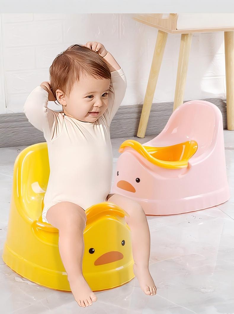 2в1 Гърне + Столче - Пате - жълт цвят