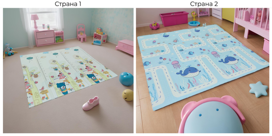 Килимче за игра Море - 180см х 160см