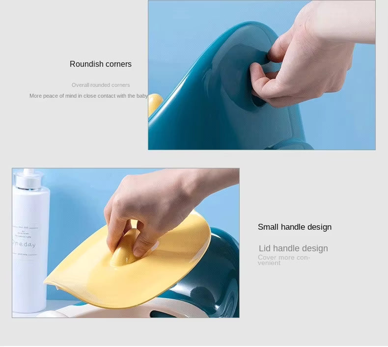 Бебешко гърне Китче - син цвят