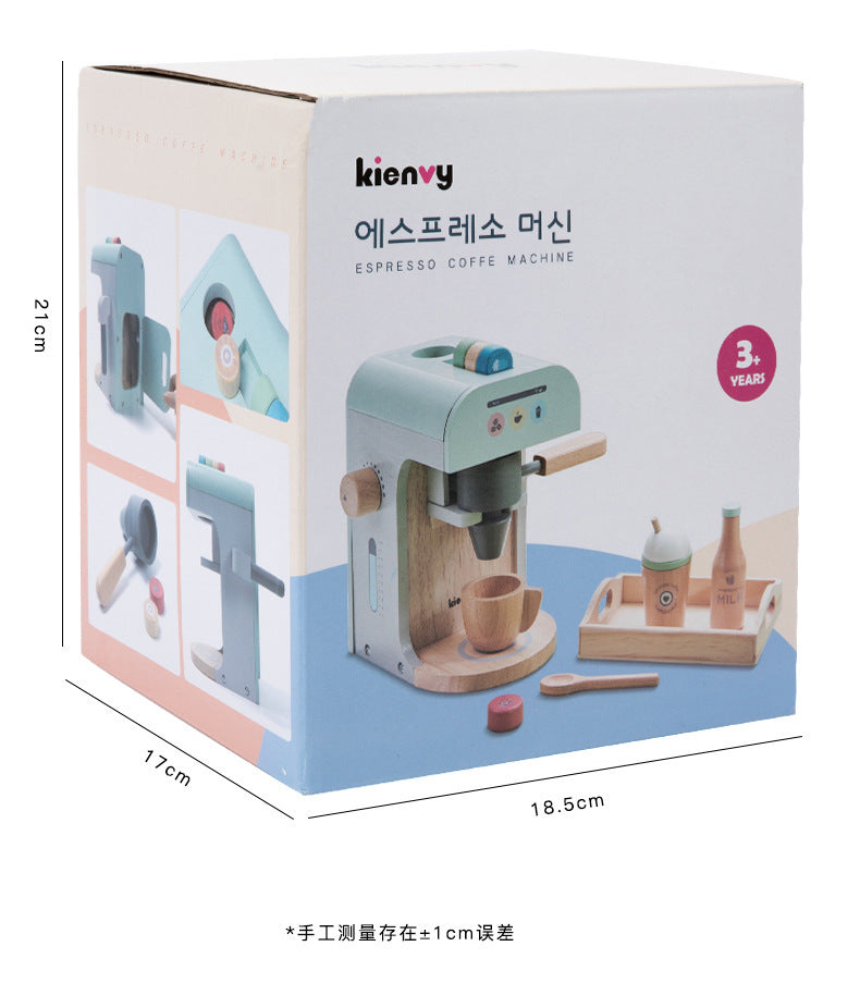 Дървена детска кафе машина – Espresso Pretend Play Toy