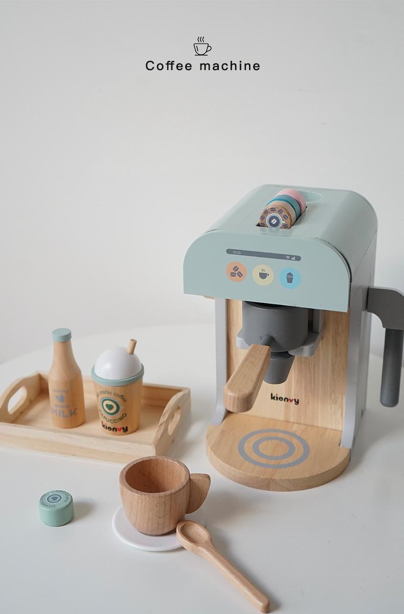 Дървена детска кафе машина – Espresso Pretend Play Toy