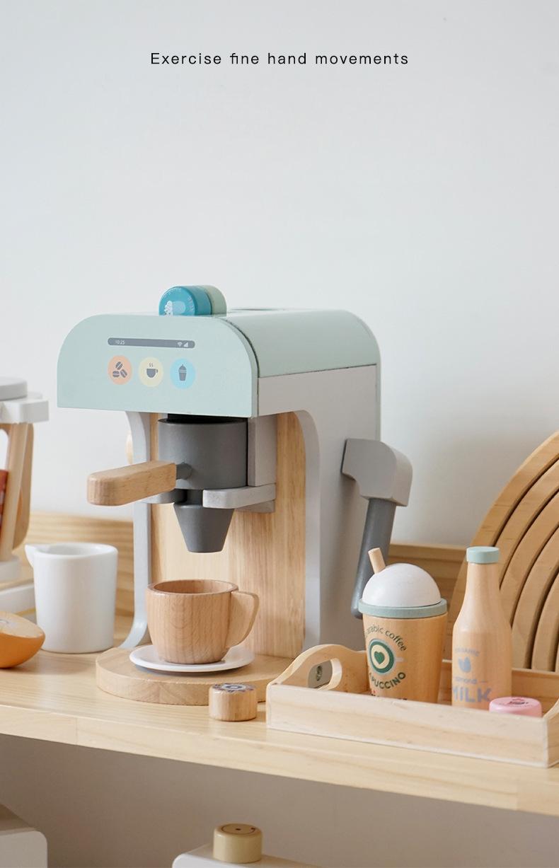 Дървена детска кафе машина – Espresso Pretend Play Toy