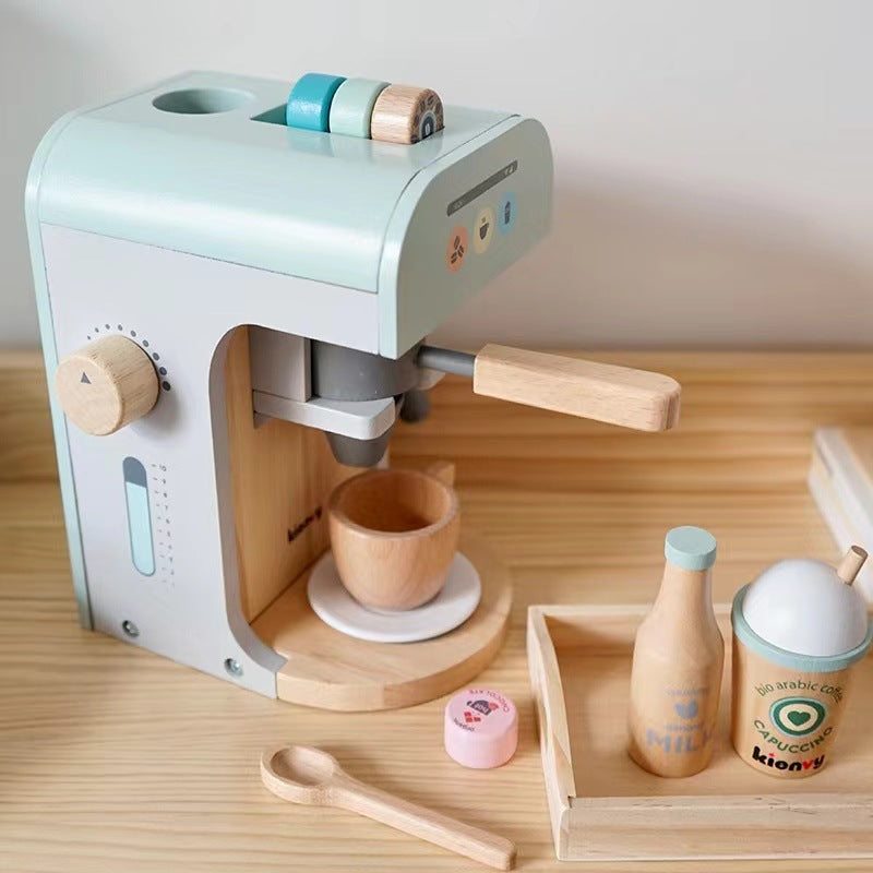 Дървена детска кафе машина – Espresso Pretend Play Toy