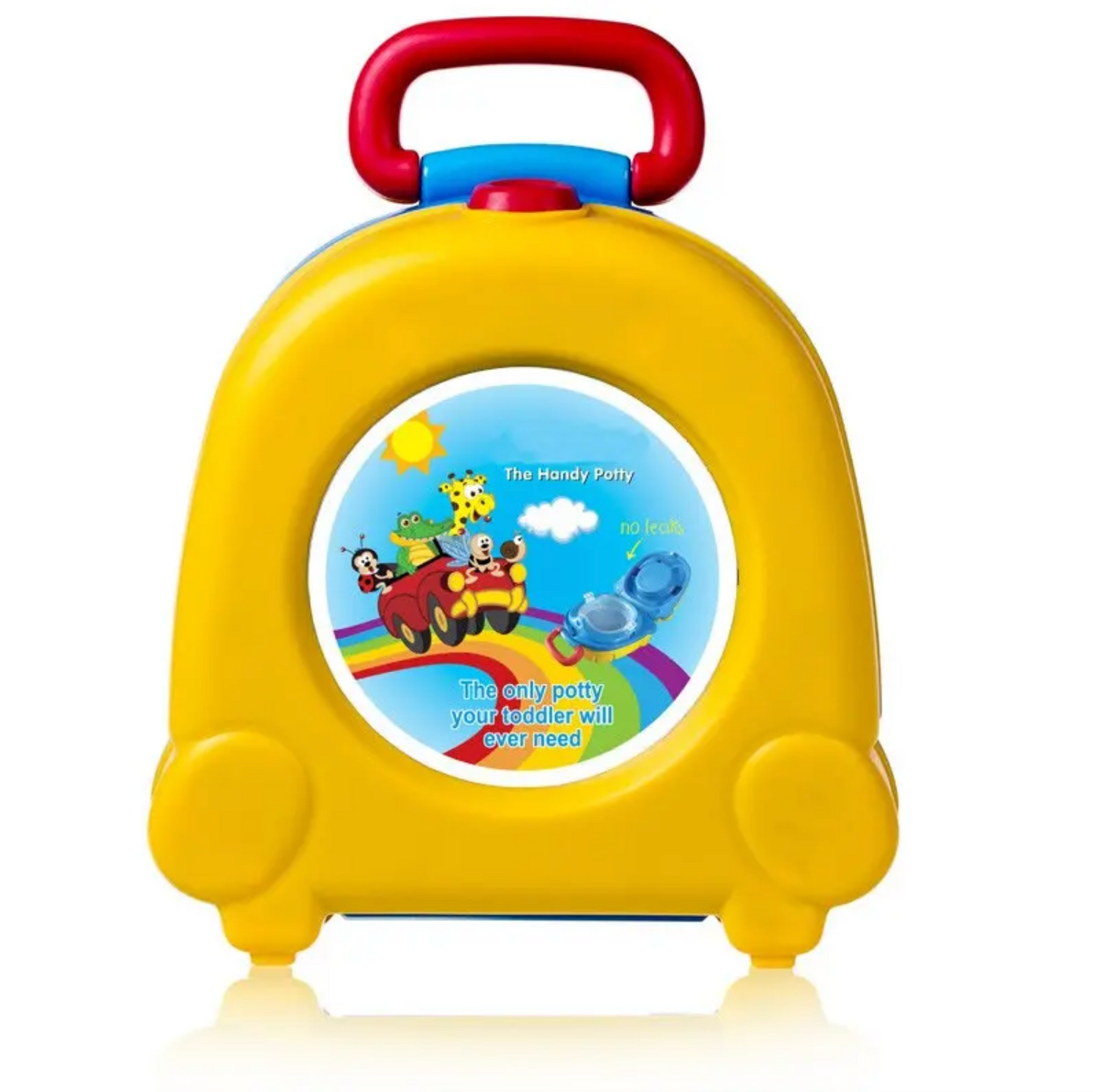 Преносимо детско гърне - жълт цвят