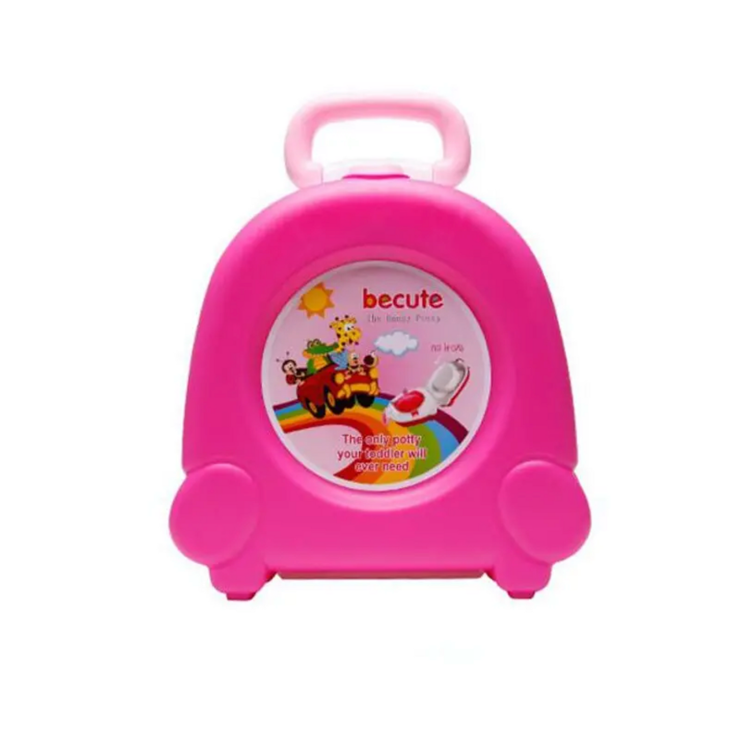 Преносимо детско гърне - розов цвят