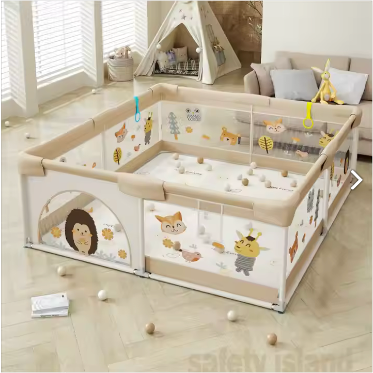 Бебешка оградка за игра – 120x180 cm