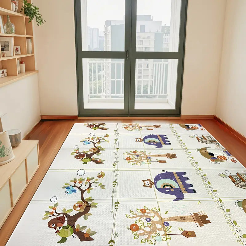 Килимче за игра Дръвче - Слонче - 180см х 160см