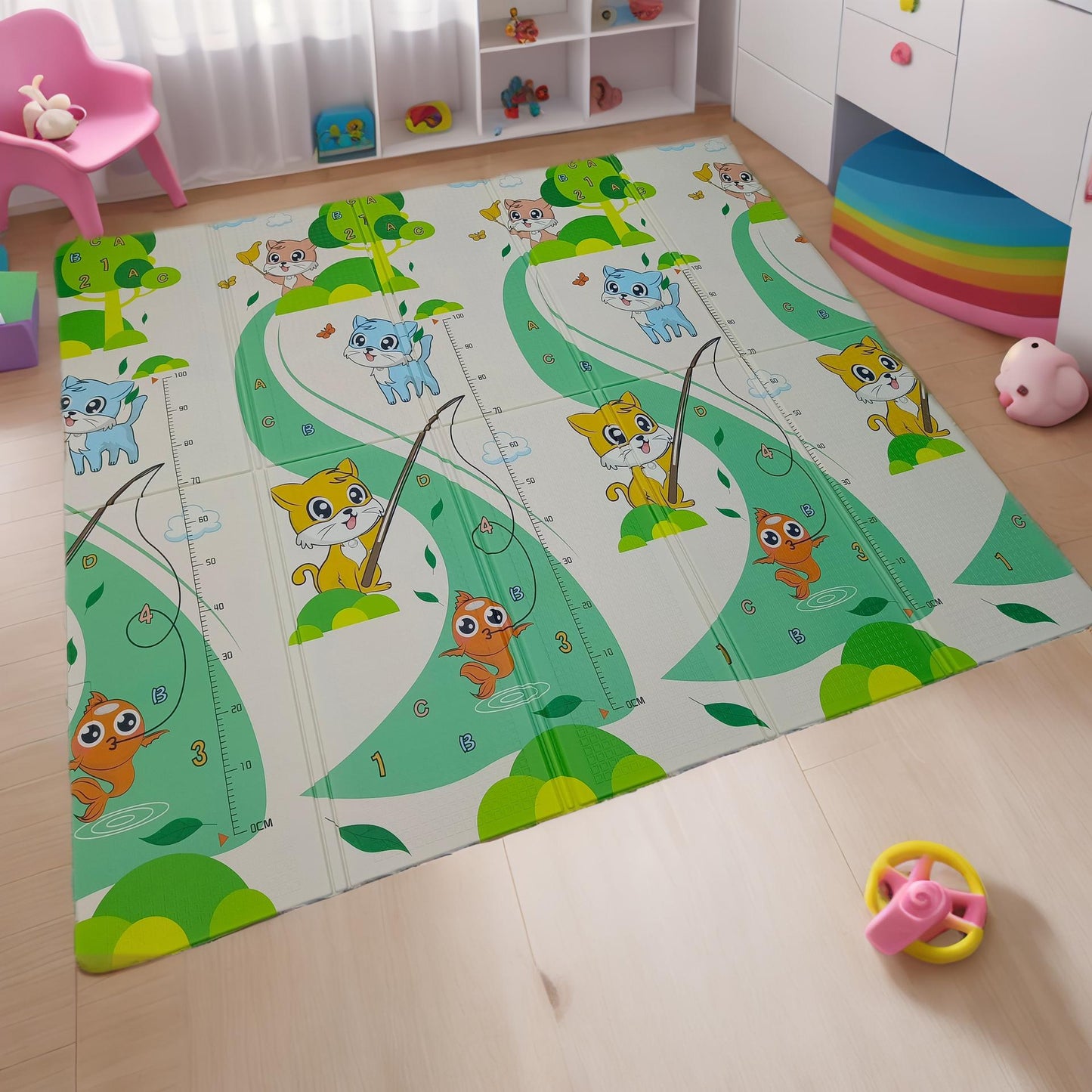 Килимче за игра Кученце - 180см х 160см