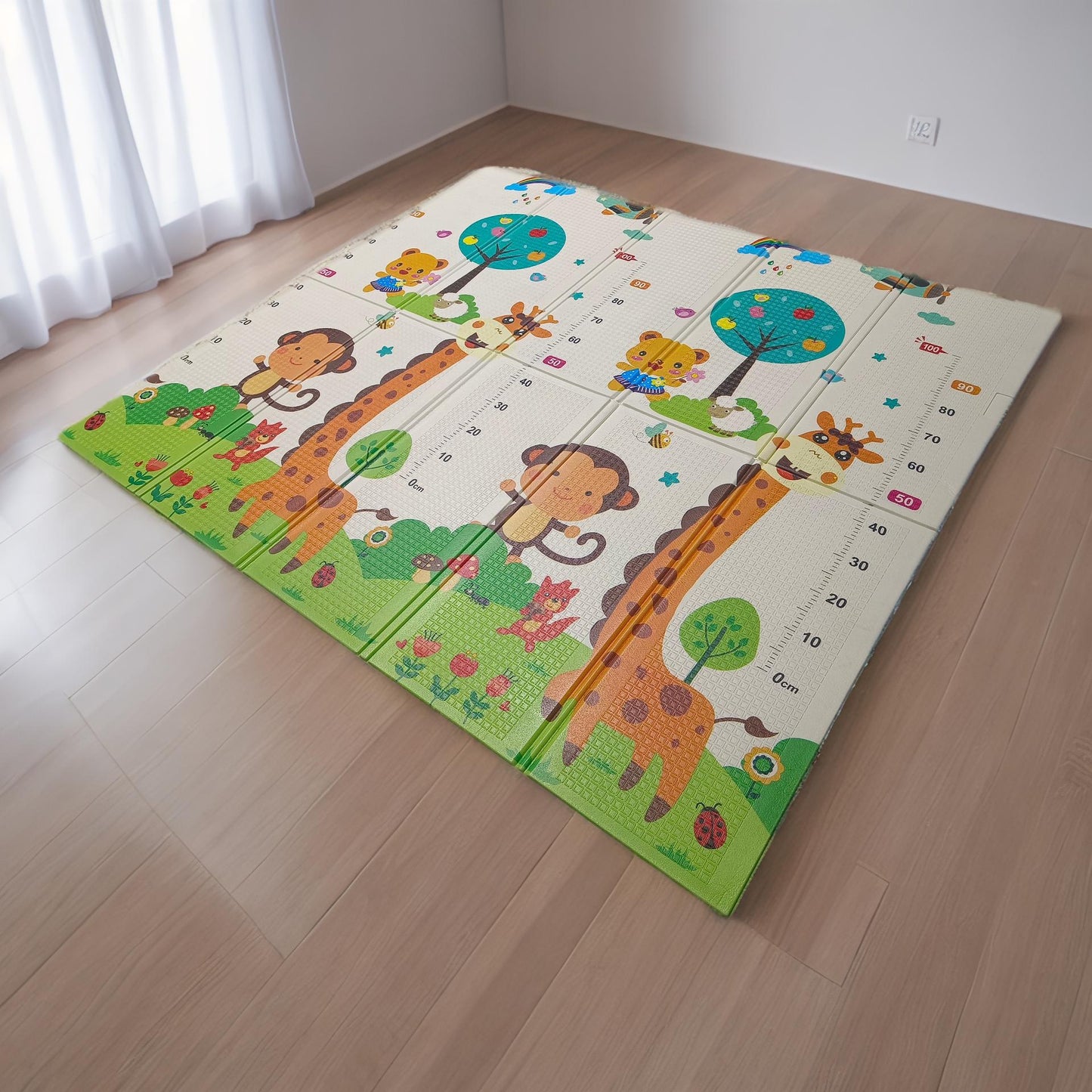 Килимче за игра Жираф - Влакче - 180см х 120см