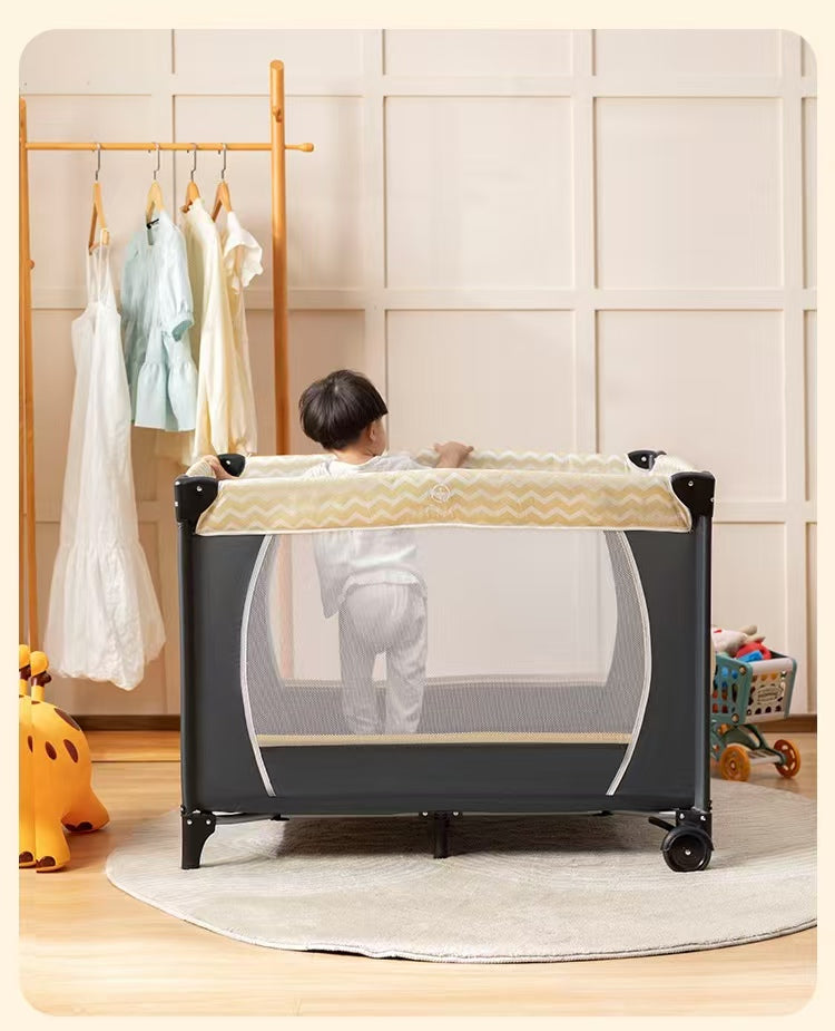 Преносимо бебешко легло с 2 нива