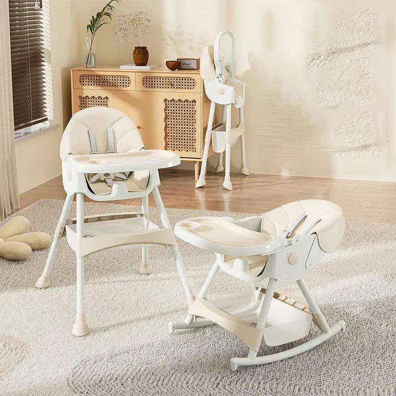 Мултифункционално столче за хранене 6 в 1 – цвят бежов